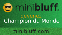 Lilian joue au Minibluff